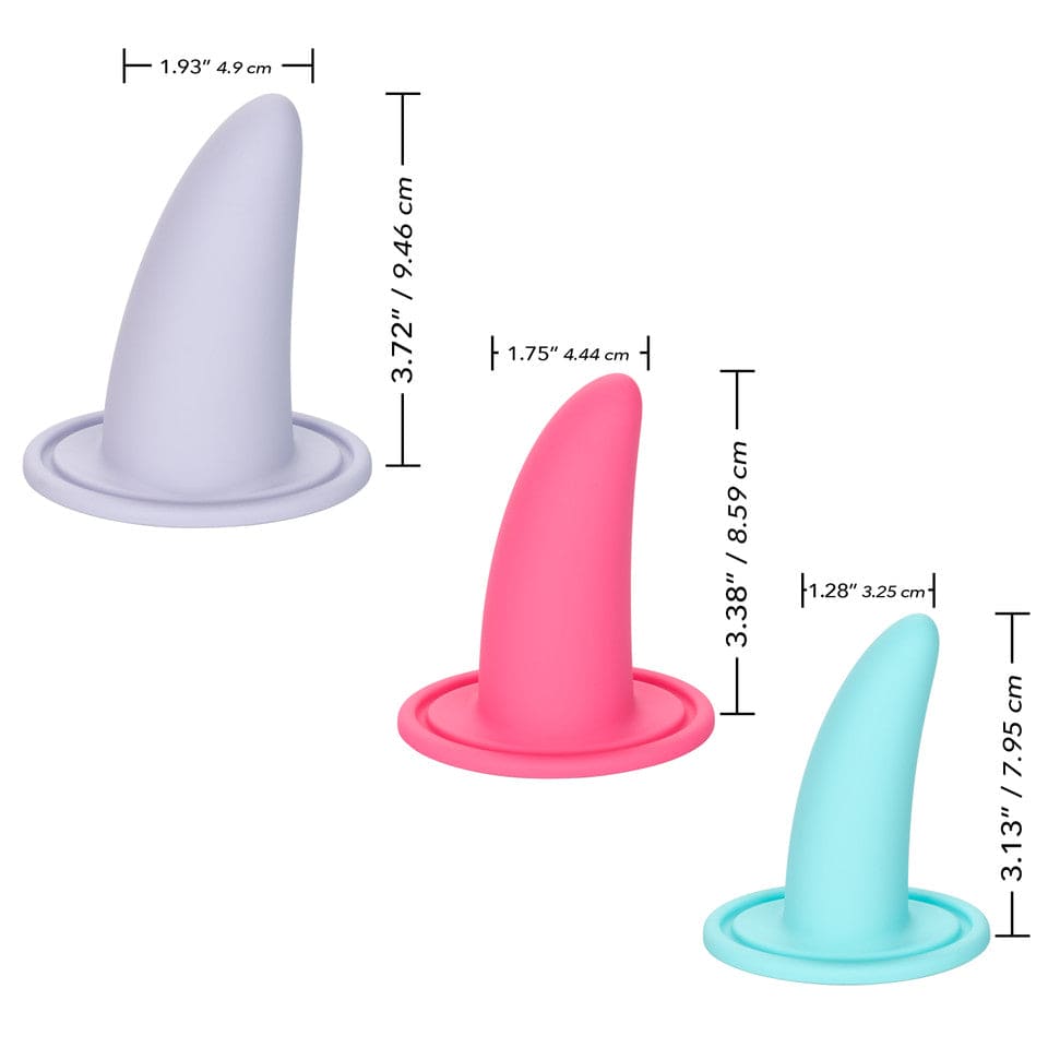 CalExotics® She-ology® Advanced Wearable Vaginal Dilator 3-Piece Set - Rolik®