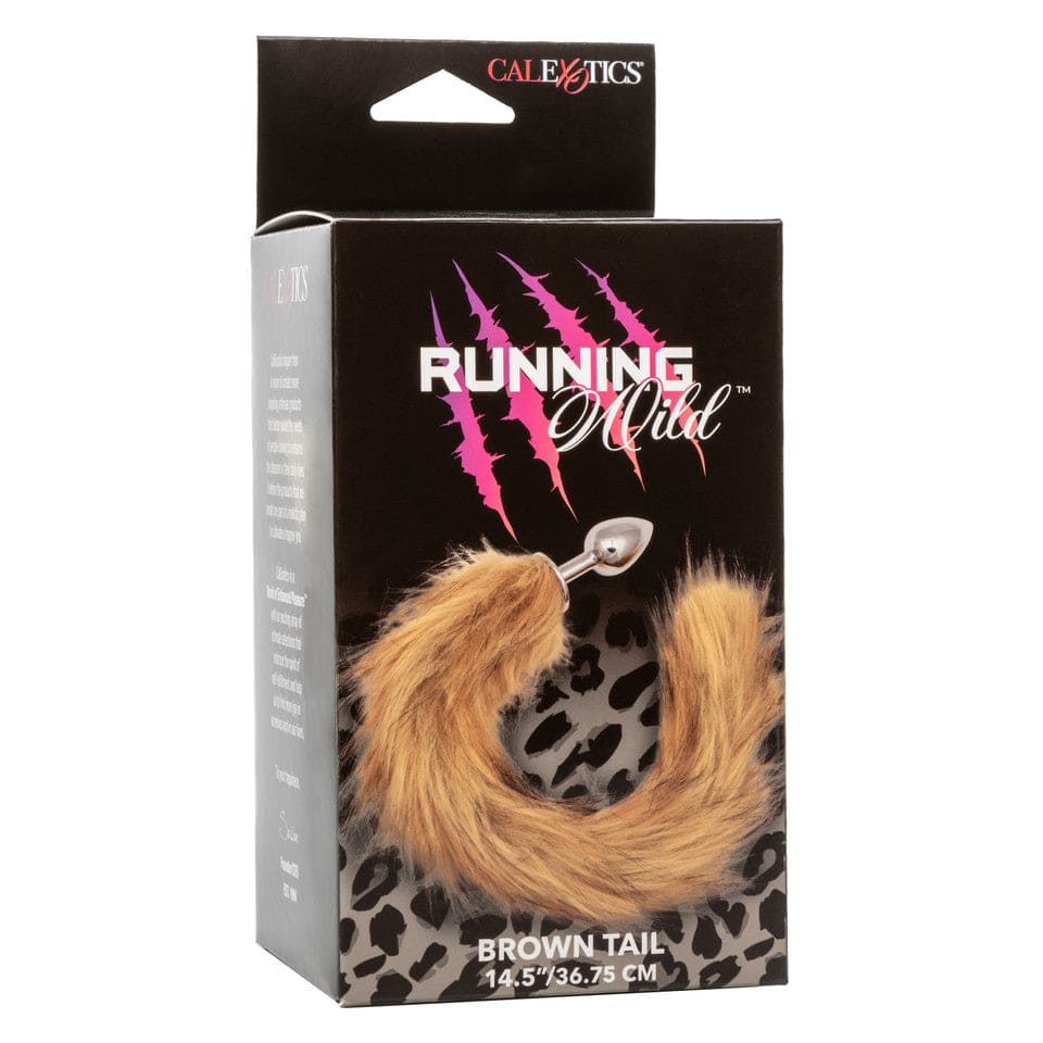 CalExotics® Running Wild™ Brown Tail Plug - Rolik®
