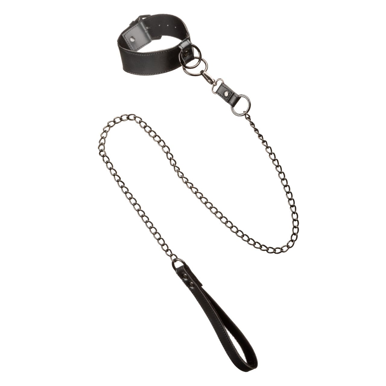 CalExotics® Euphoria Collection Collar with Chain Leash - Rolik®