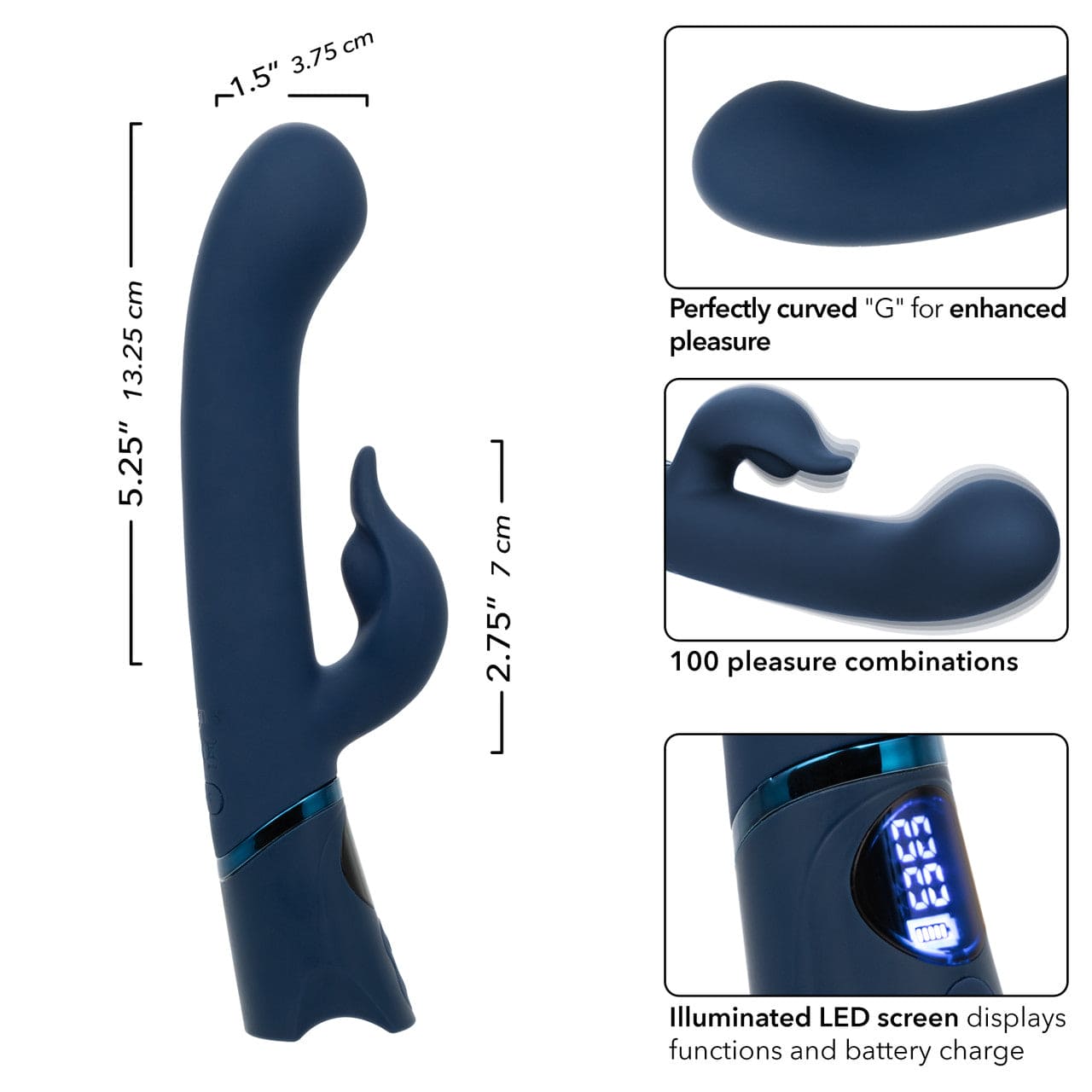 CalExotics® Orgasmatron™ Digital G-Teaser Vibrator - Rolik®