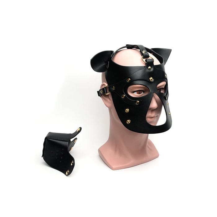 665 Bondage Pup Hood Black - Rolik®