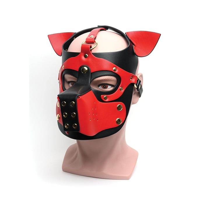 665 Bondage Pup Hood Red - Rolik®