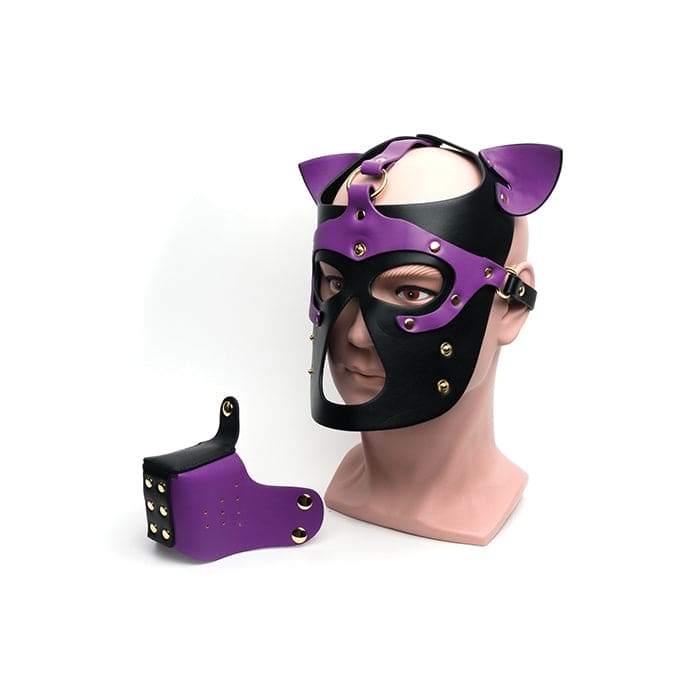 665 Bondage Pup Hood Purple - Rolik®