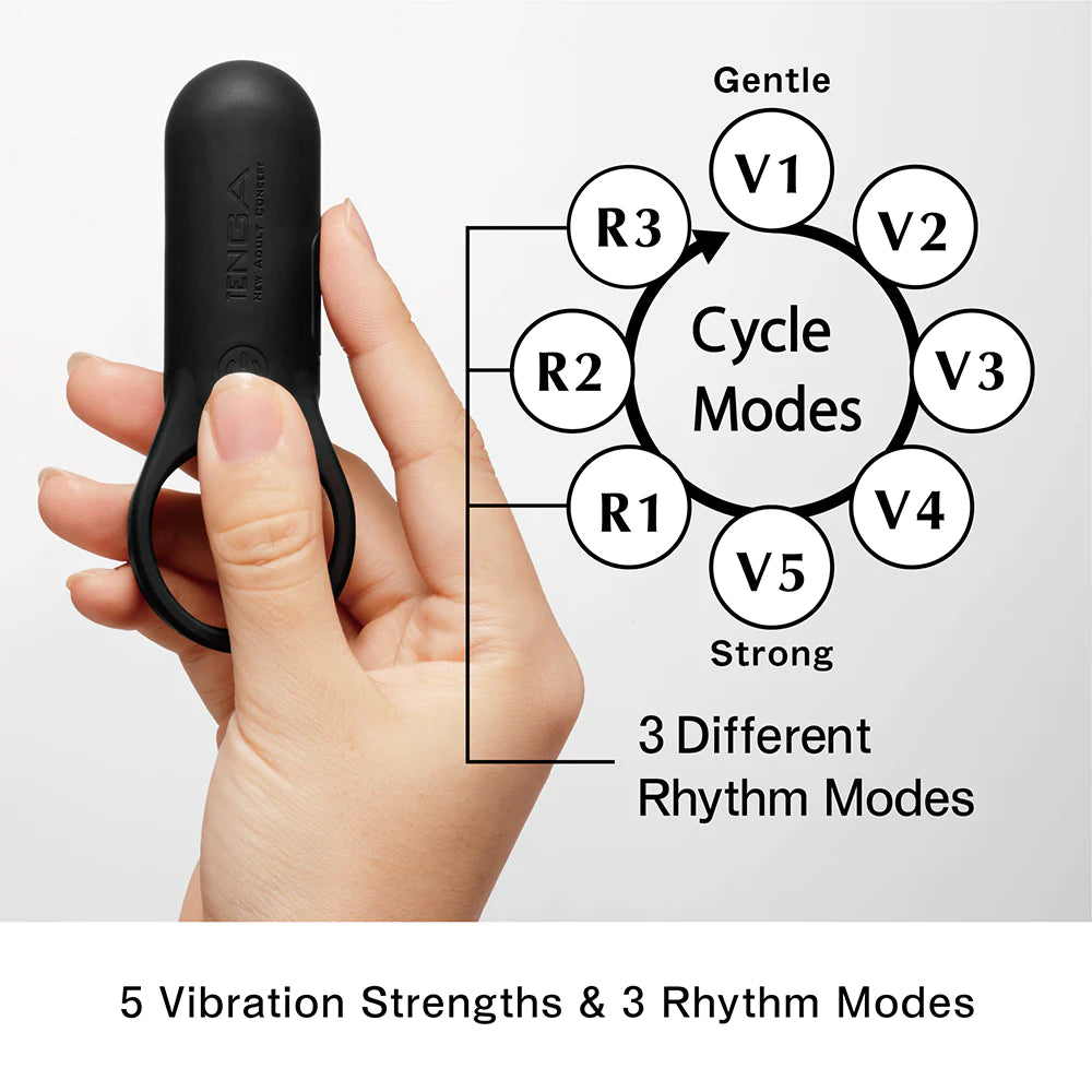 Tenga® SVR Plus Smart Vibrating C-Ring - Rolik®