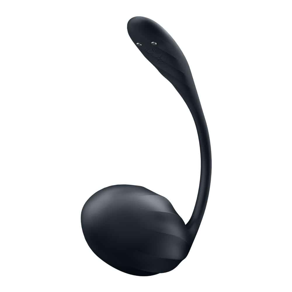 Satisfyer Ribbed Petal Smart Remote Wearable Vibrator Black - Rolik®