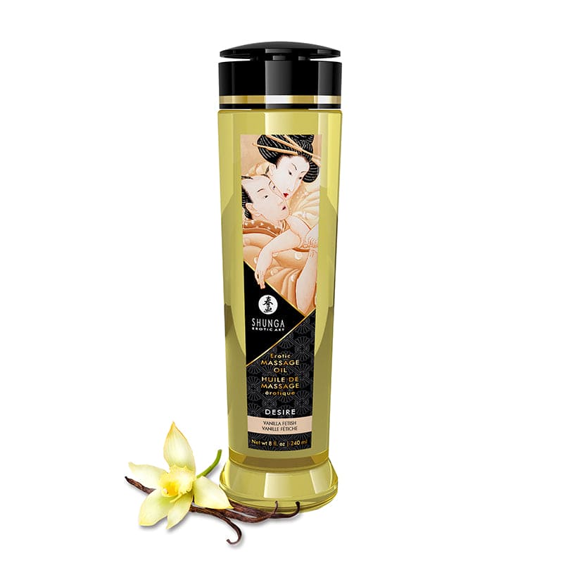 Shunga Erotic Massage Oil Desire Vanilla - Rolik®