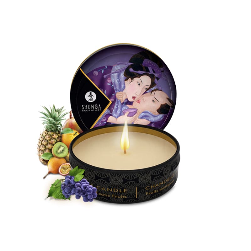 Shunga Mini Massage Candle Exotic Fruits - Rolik®