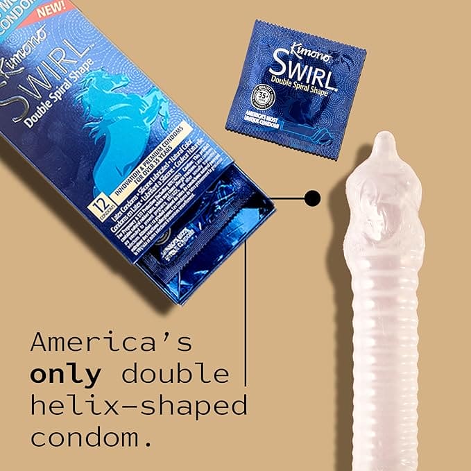 Kimono Swirl Condoms - Rolik®