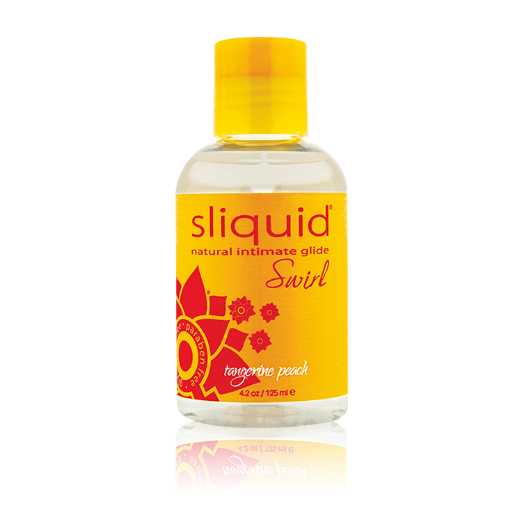 Sliquid® Swirl Naturals Flavored Water-Based Lube Tangerine Peach - Rolik®