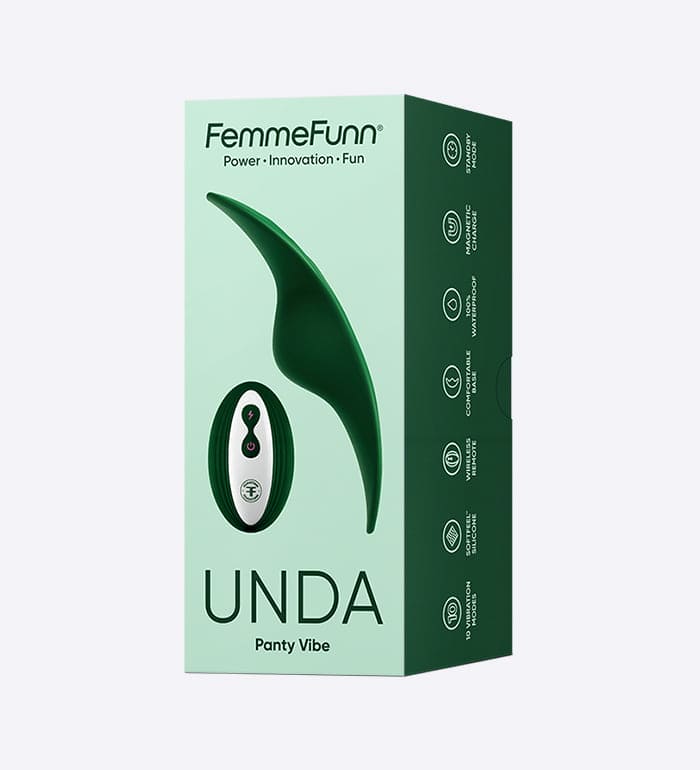 FemmeFunn Unda Remote Panty Vibrator Green - Rolik®