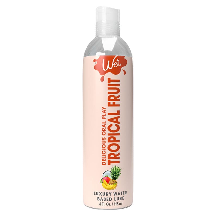 Wet® Lubricants Delicious Oral Play Flavored Water-Based Lubricant Tropical Fruit - Rolik®
