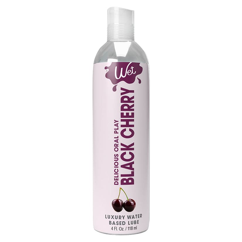 Wet® Lubricants Delicious Oral Play Flavored Water-Based Lubricant Black Cherry - Rolik®