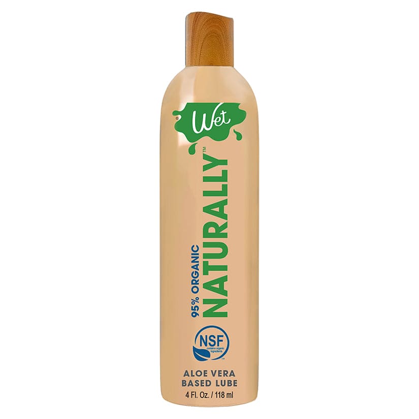 Wet® Lubricants Naturally Certified 95% Organic Aloe Based Lubricant 4oz - Rolik®