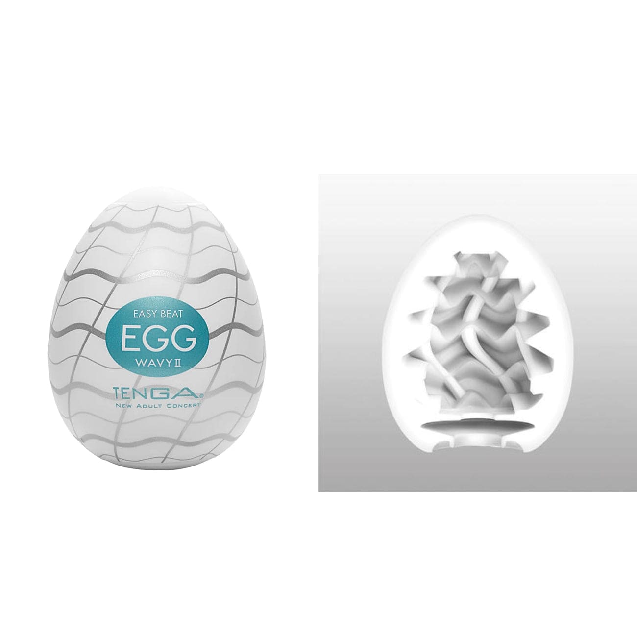 Tenga® Egg Single Use Disposable Masturbator Wavy II - Rolik®