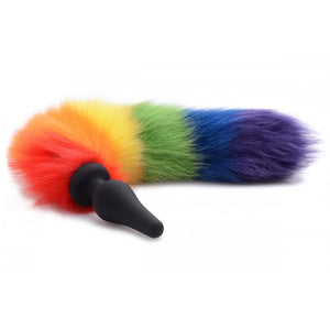 XR Brands Rainbow Tail Anal Plug - Rolik®