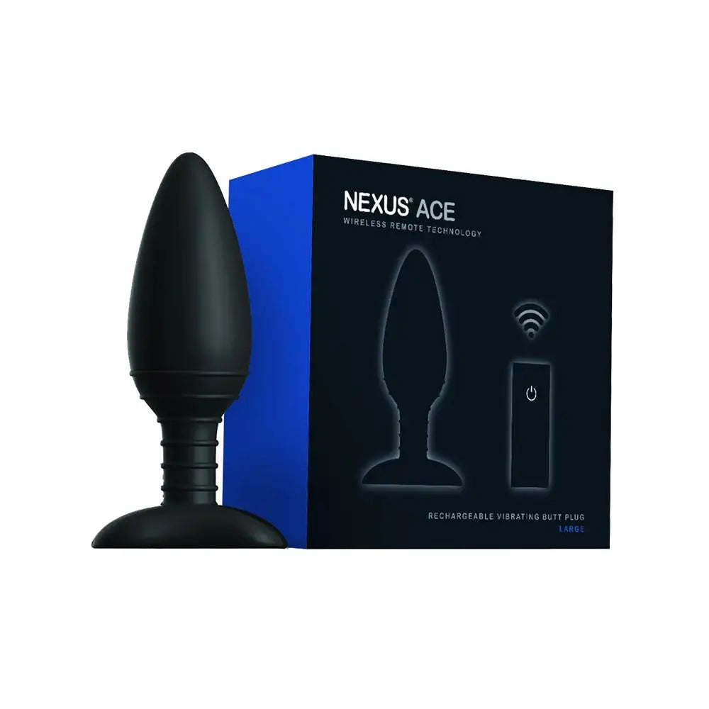 Ace Remote Control Butt Plug - Large