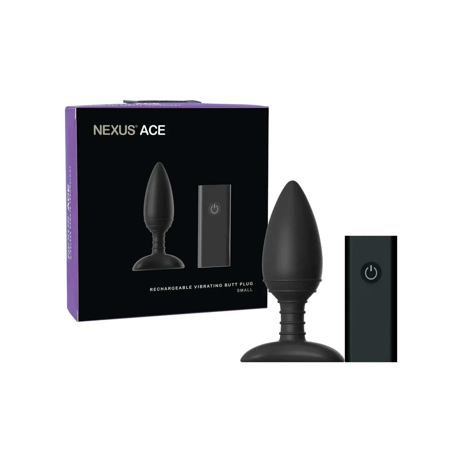 Ace Remote Control Butt Plug - Small