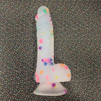 Addiction 7.5" Party Marty Silicone Confetti Dildo - Rolik®
