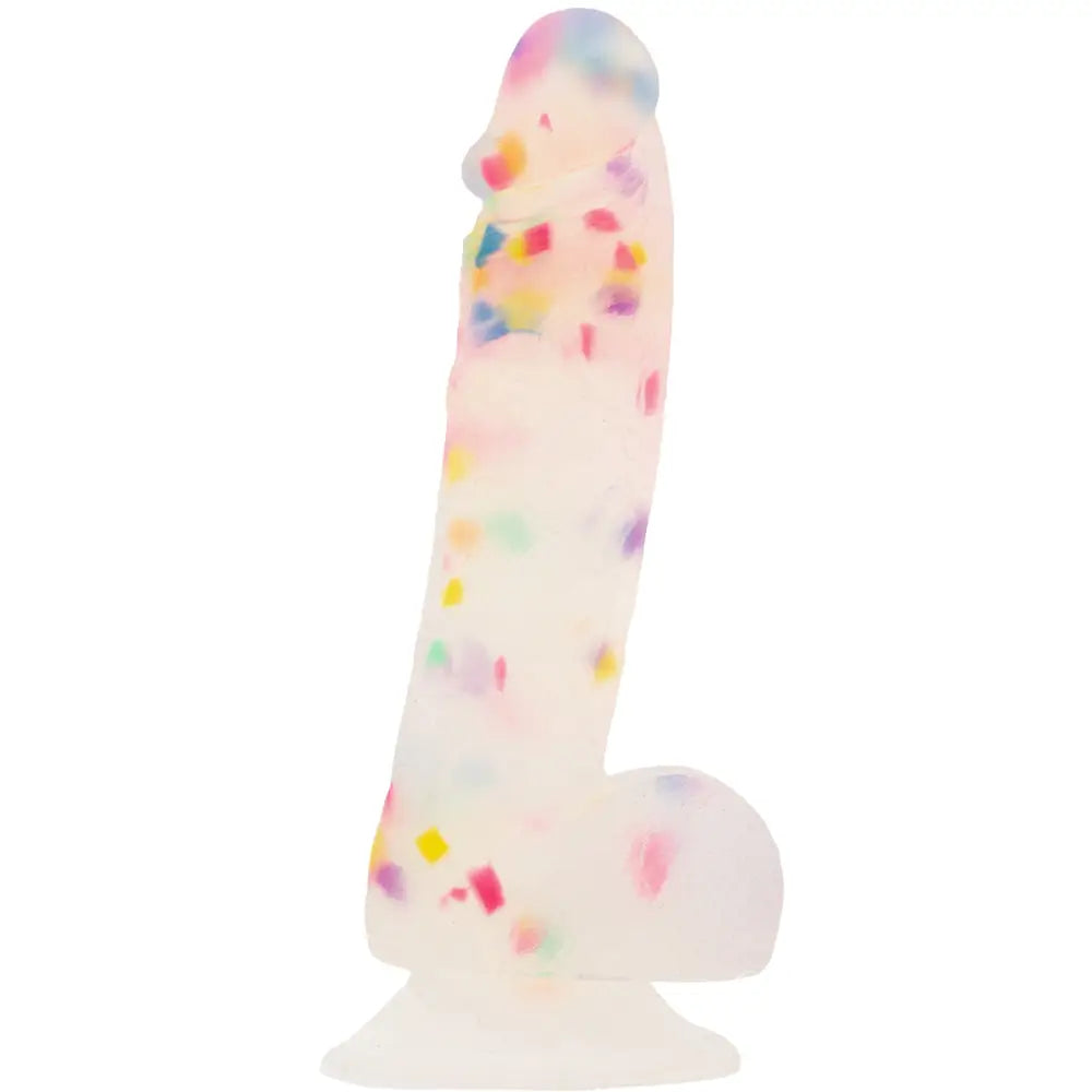 Bms Addiction 7.5" Party Marty Silicone Confetti Dildo