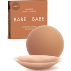 Adhesive Nipple Covers - Caramel / Small: Fits AA-B - Cover