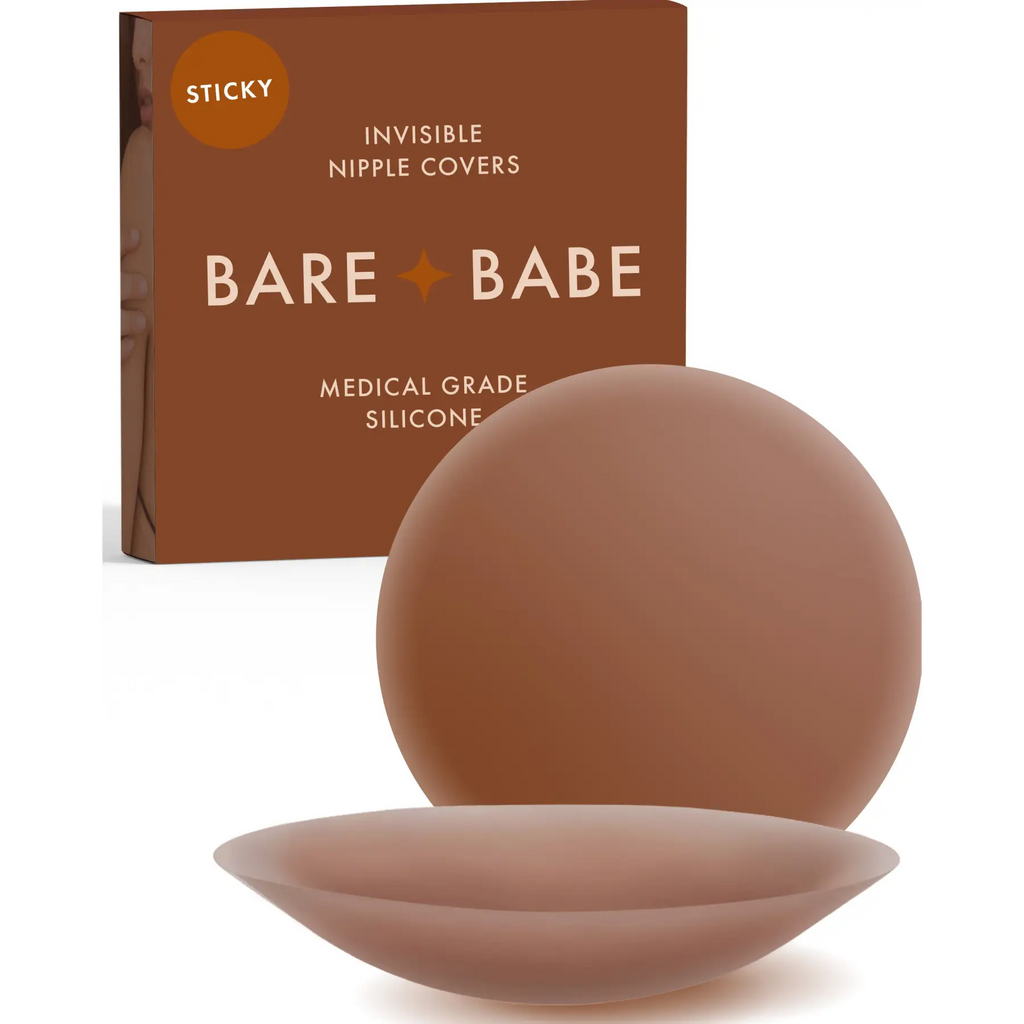 Adhesive Nipple Covers - Cocoa / Small: Fits AA-B - Cover