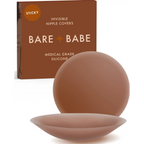 Adhesive Nipple Covers - Cocoa / Small: Fits AA-B - Cover