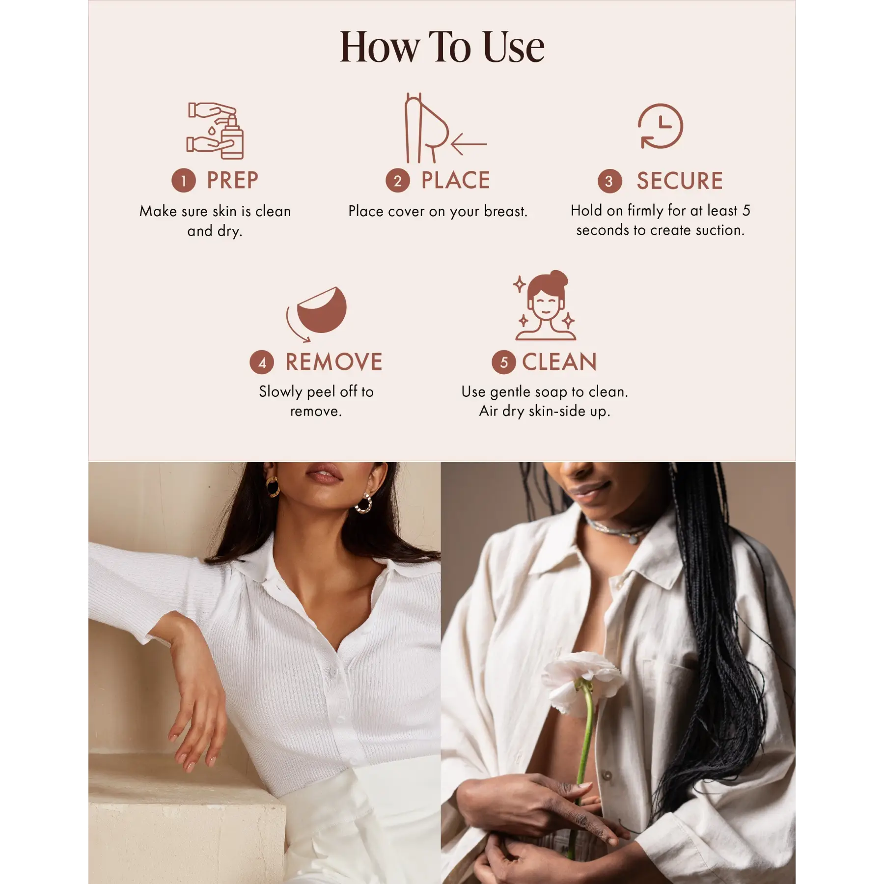 Adhesive Nipple Covers - Cover