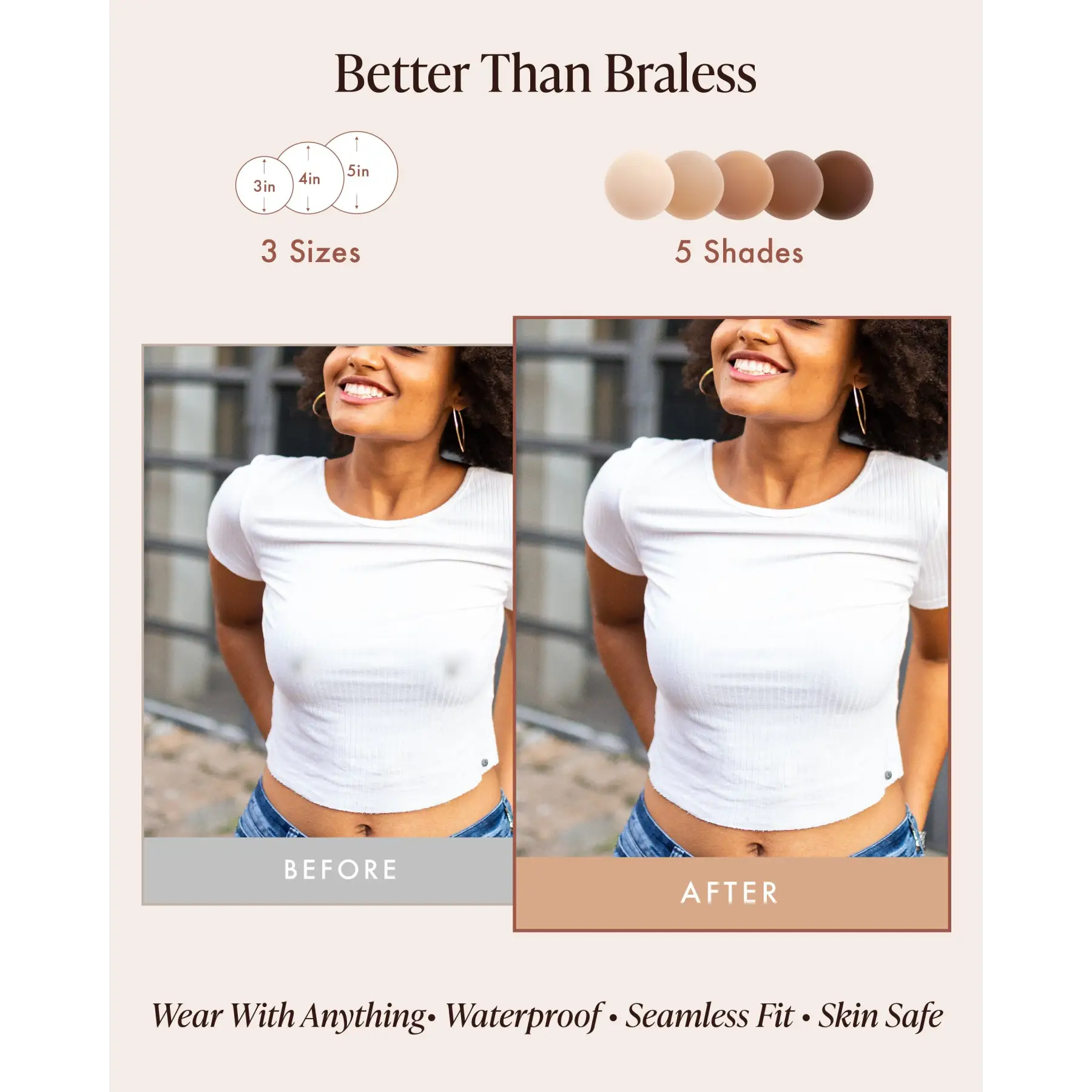 Adhesive Nipple Covers - Cover