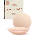 Adhesive Nipple Covers - Creme / Small: Fits AA-B - Cover