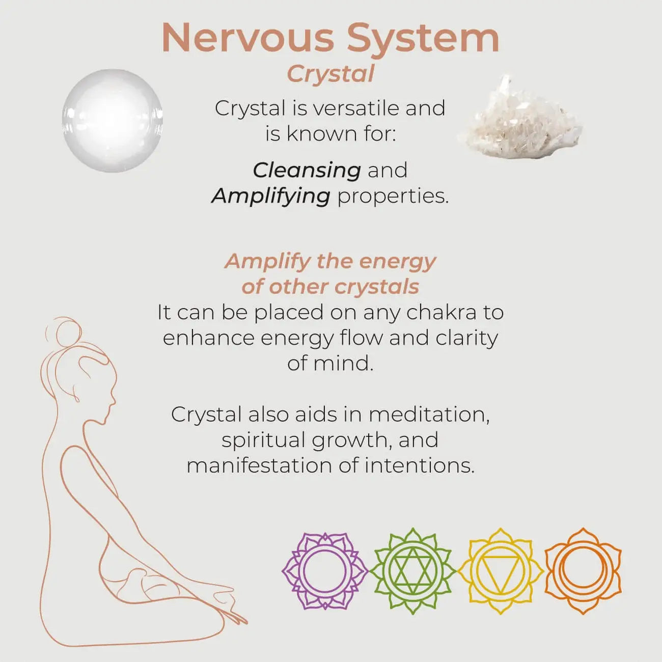 Adrien Lastic® Lastic Harmony Stones Kegel & Chakra Set - 6 Natural Gemstones Multicolor