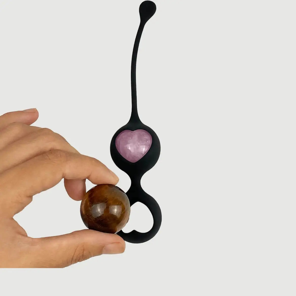 Adrien Lastic® Lastic Harmony Stones Kegel & Chakra Set - 6 Natural Gemstones Multicolor