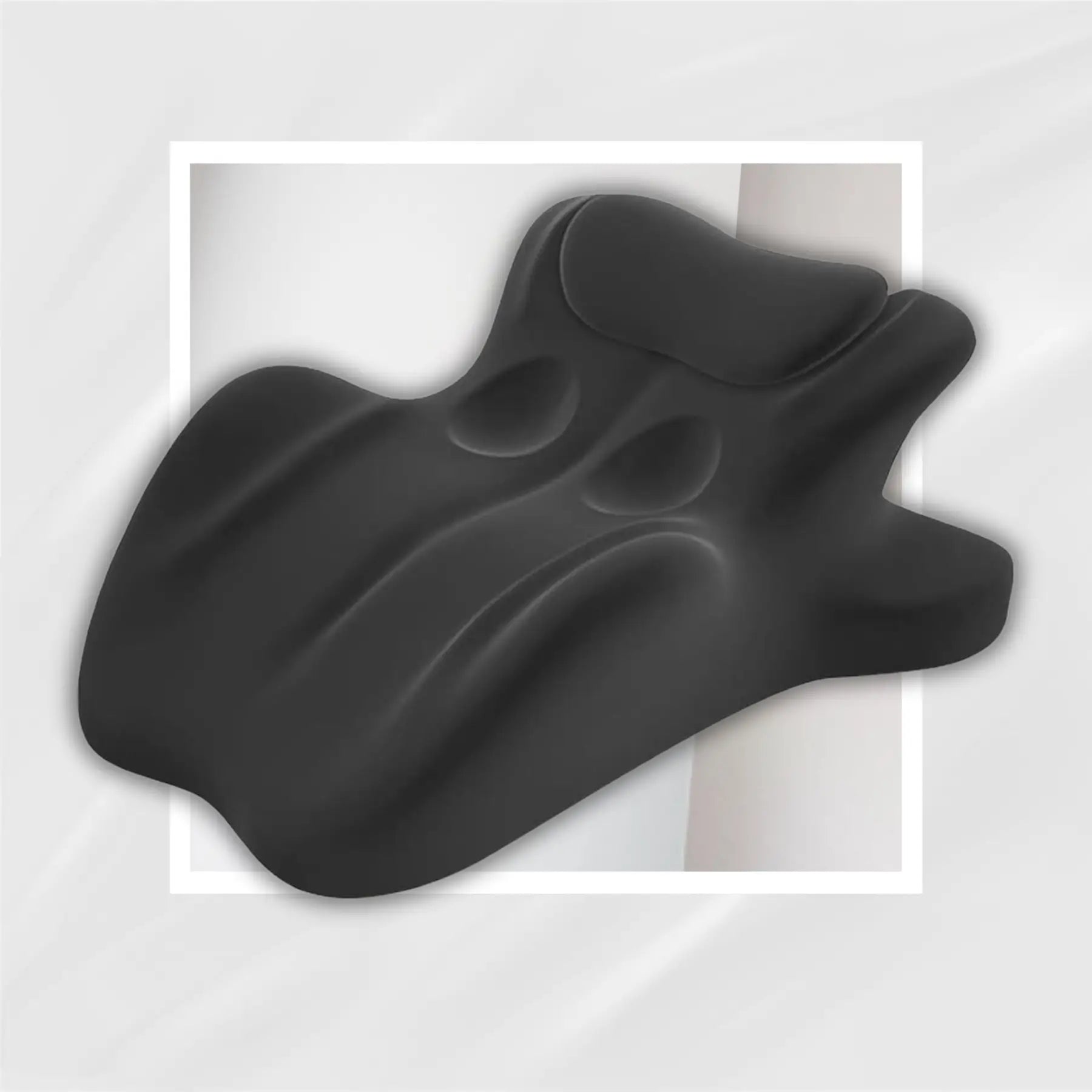 After Dark USA ComfortLift 27° Ergonomic Intimacy Pillow – Memory Foam Waterproof Cover 4 Colors Black