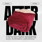 After Dark USA CrimsonShield Waterproof Intimacy Blanket Red / 80’’X 50’’