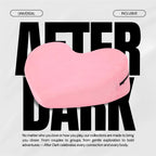 After Dark USA MidnightRose Heart-Shaped Intimacy Pillow – Foam Positioning Ramp with Washable Cover Pink