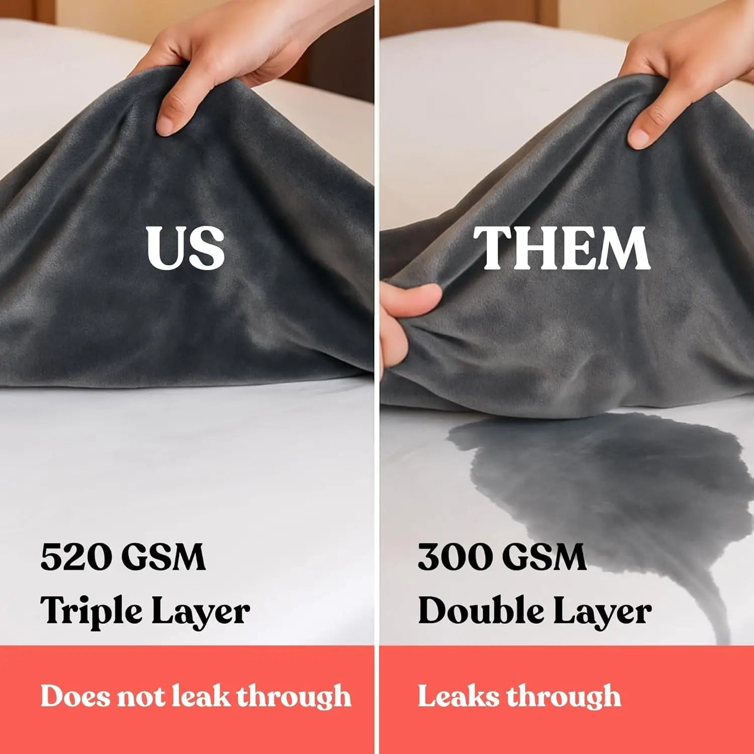 After Dark USA ObsidianVelour Waterproof Intimacy Blanket – Queen Size Triple-Layer Micro-Velvet
