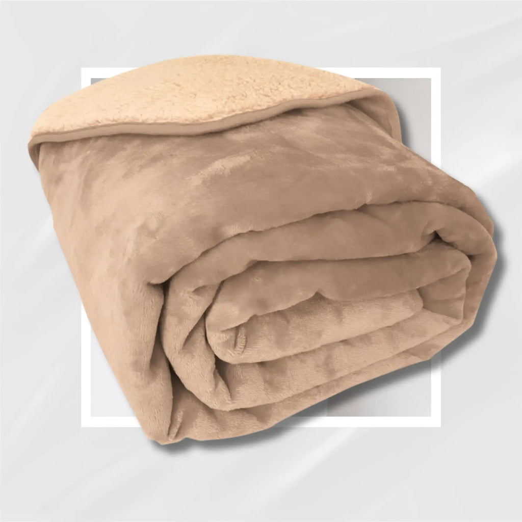 After Dark USA SandstoneShield Waterproof Intimacy Blanket Beige / 80’’X 50’’
