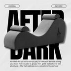 After Dark USA SilverVeil Adjustable Sex Chaise Lounger | Luxury Intimacy Furniture Grey