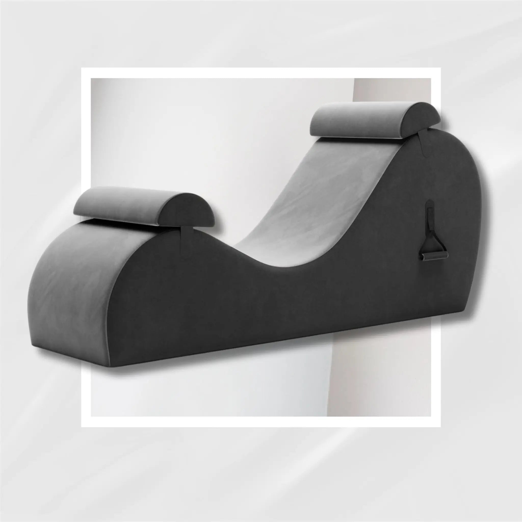 After Dark USA SilverVeil Adjustable Sex Chaise Lounger | Luxury Intimacy Furniture Grey