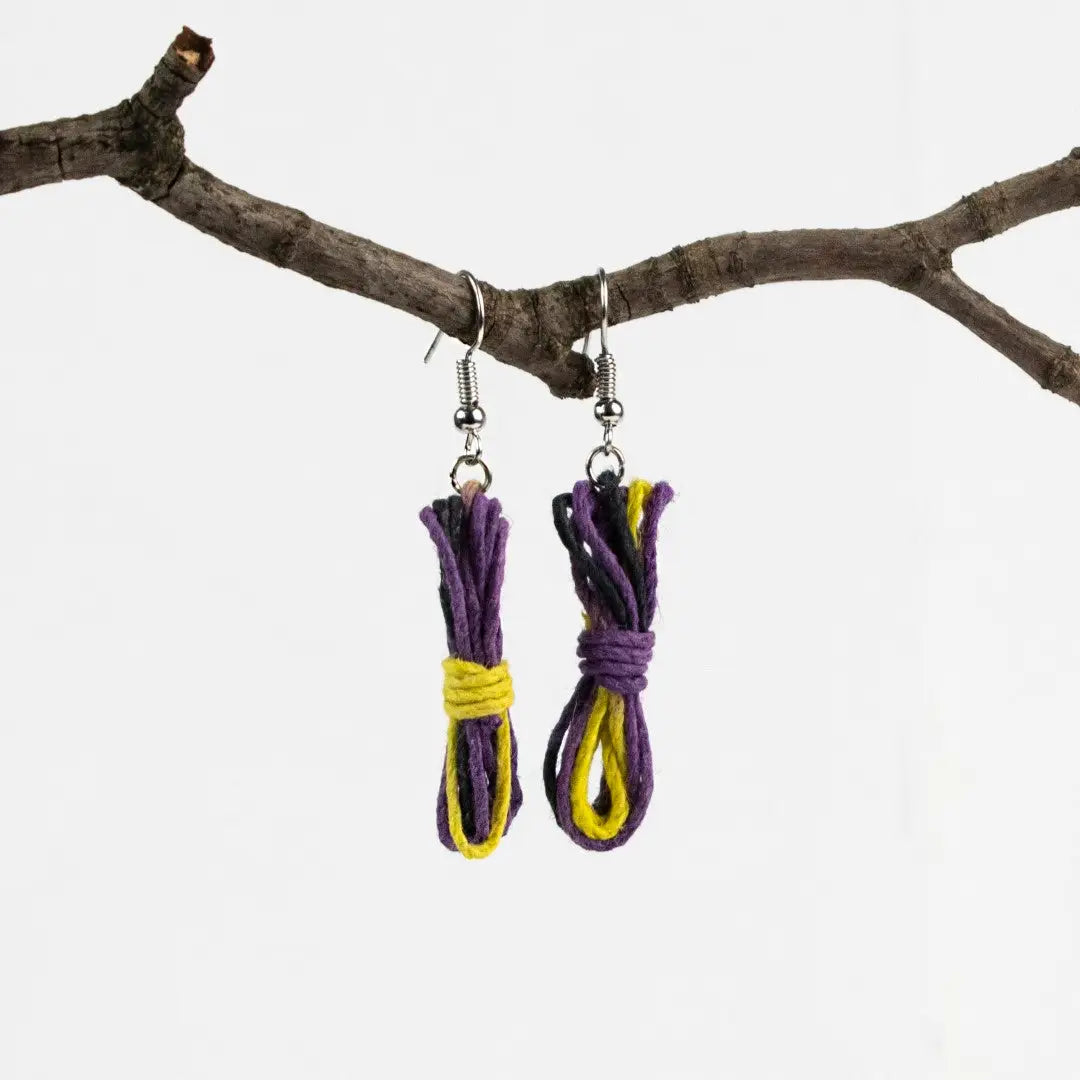 Agreeable Agony Bondage Rope Inspired Earrings