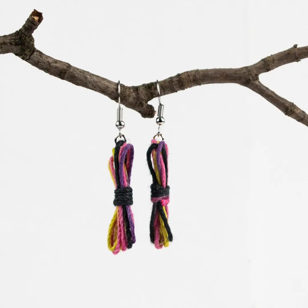Agreeable Agony Bondage Rope Inspired Earrings