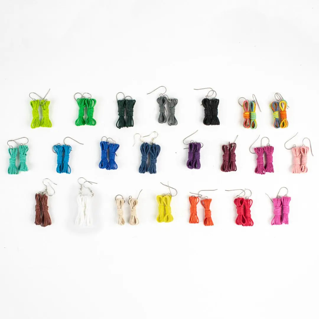 Agreeable Agony Bondage Rope Inspired Earrings