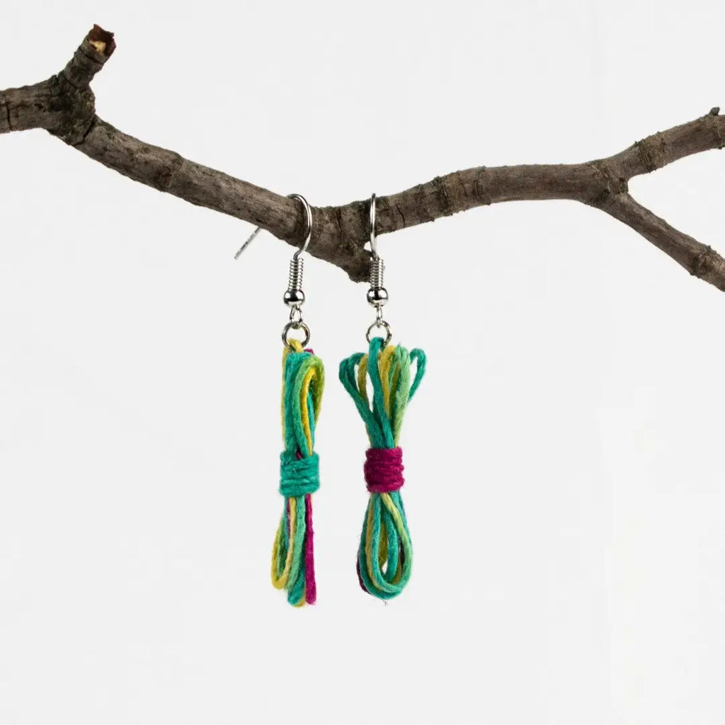 Agreeable Agony Bondage Rope Inspired Earrings