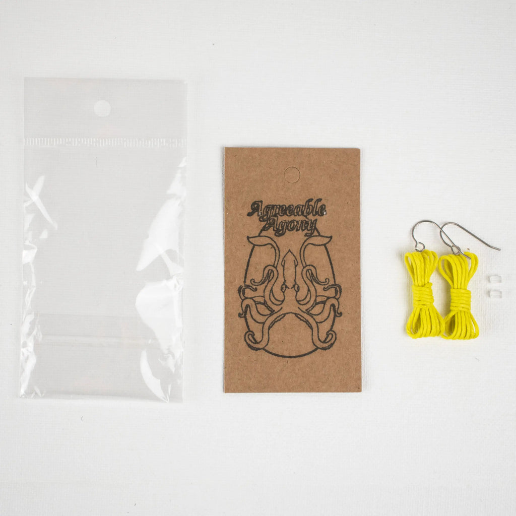 Agreeable Agony Bondage Rope Inspired Earrings