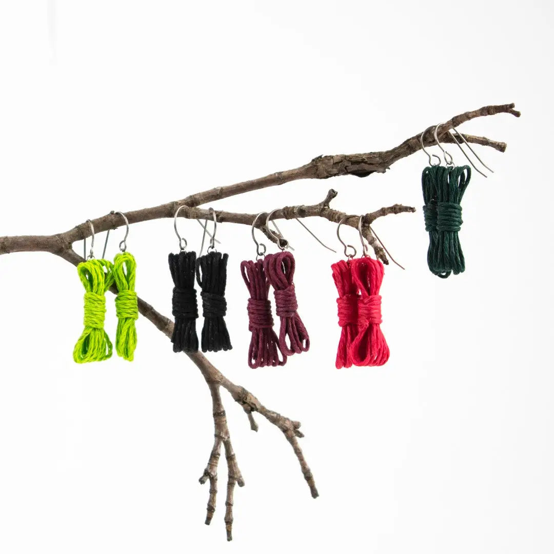 Agreeable Agony Bondage Rope Inspired Earrings