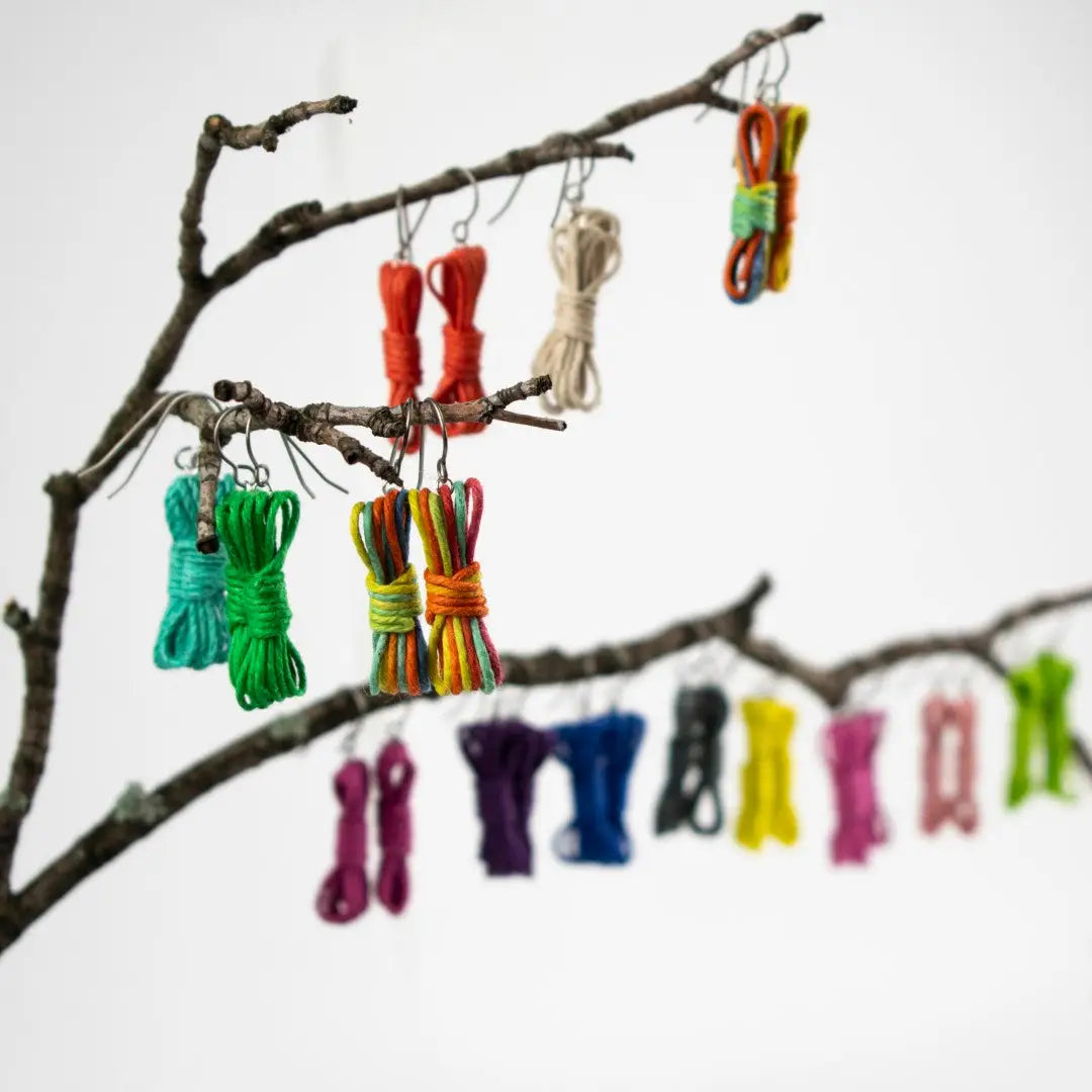 Agreeable Agony Bondage Rope Inspired Earrings