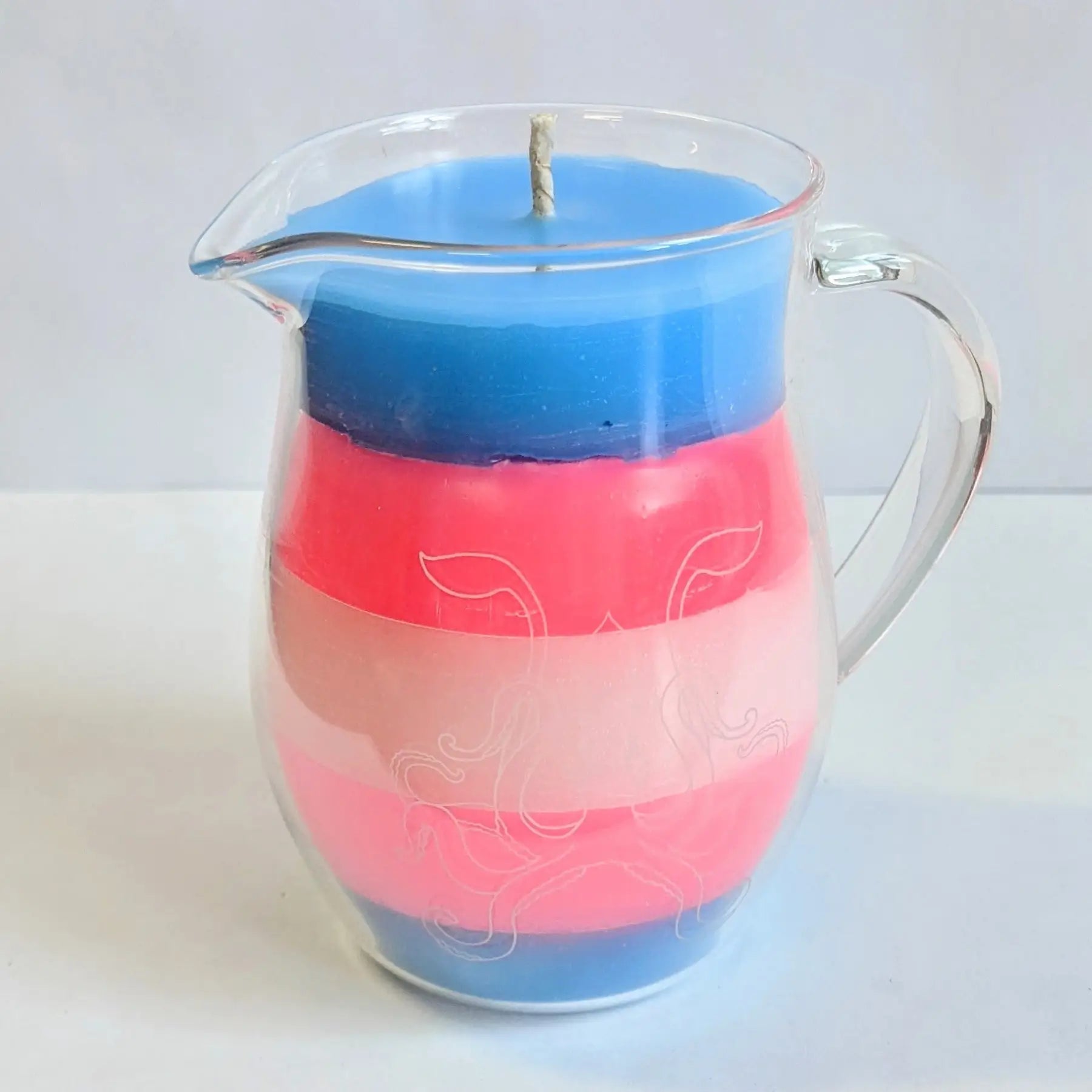 Agreeable Agony Pride Flag Wax Play Candle - Low Temp Pitcher Jar - 14 Designs Trans