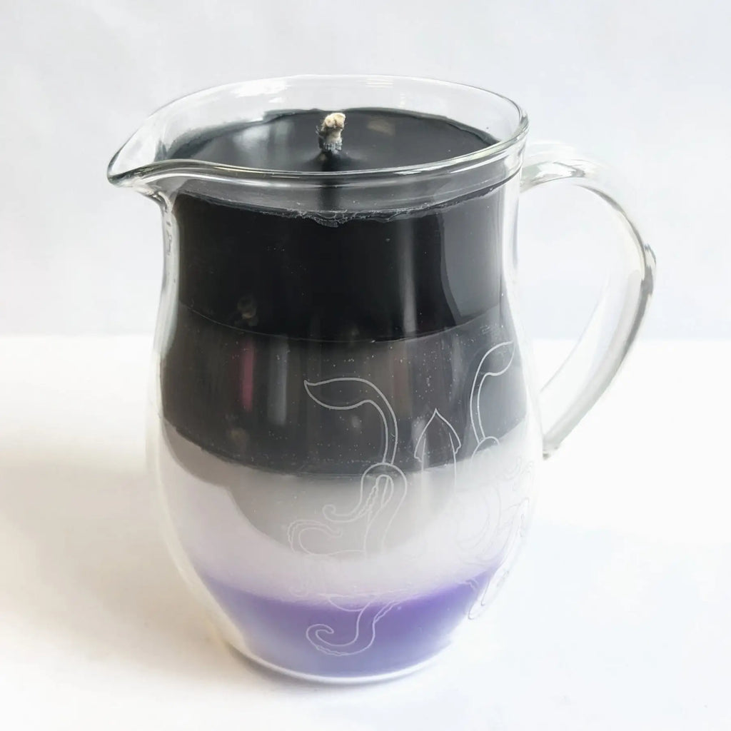 Agreeable Agony Pride Flag Wax Play Candle - Low Temp Pitcher Jar - 14 Designs Ace/Demi