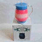Agreeable Agony Pride Flag Wax Play Candle - Low Temp Pitcher Jar - 14 Designs