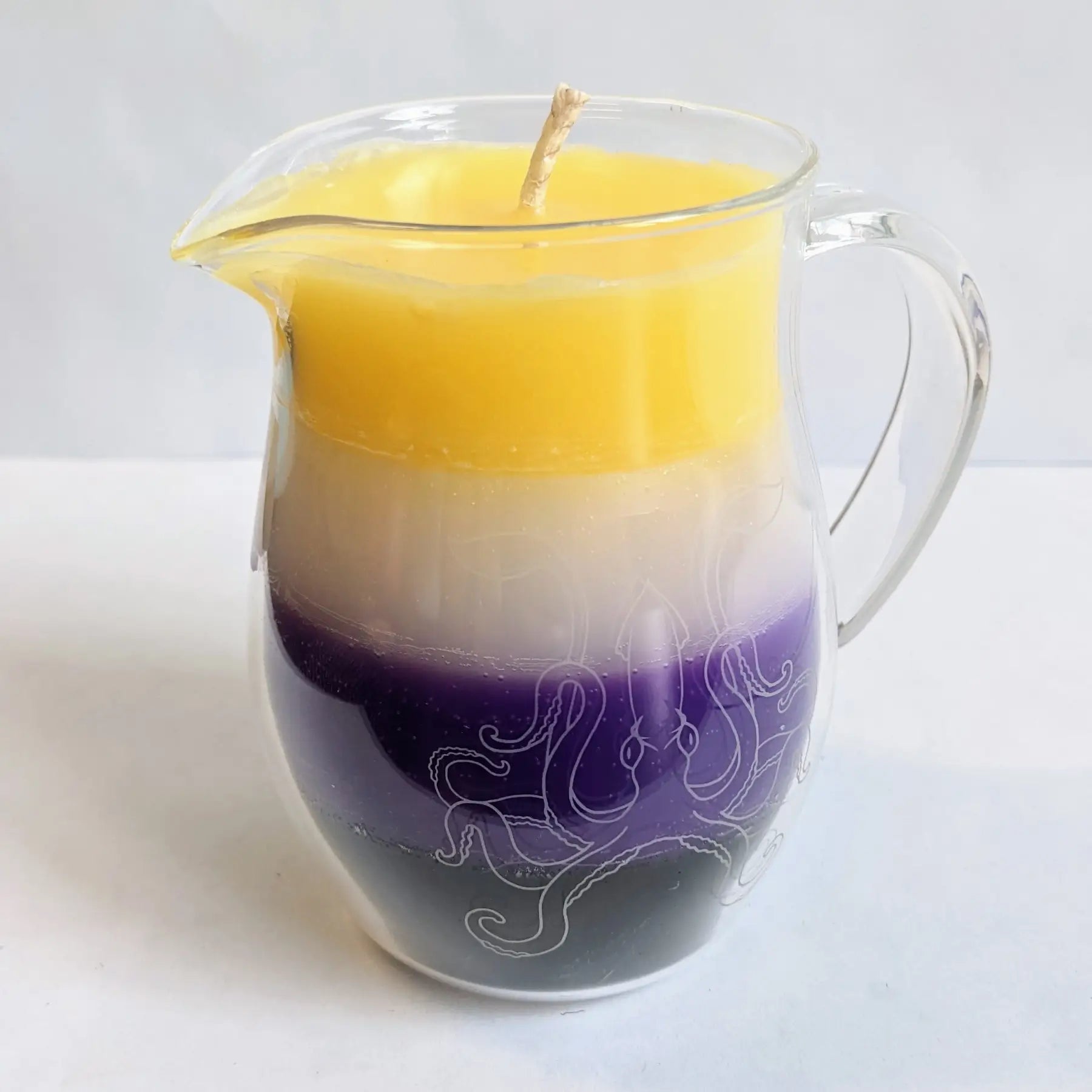 Agreeable Agony Pride Flag Wax Play Candle - Low Temp Pitcher Jar - 14 Designs Nonbinary