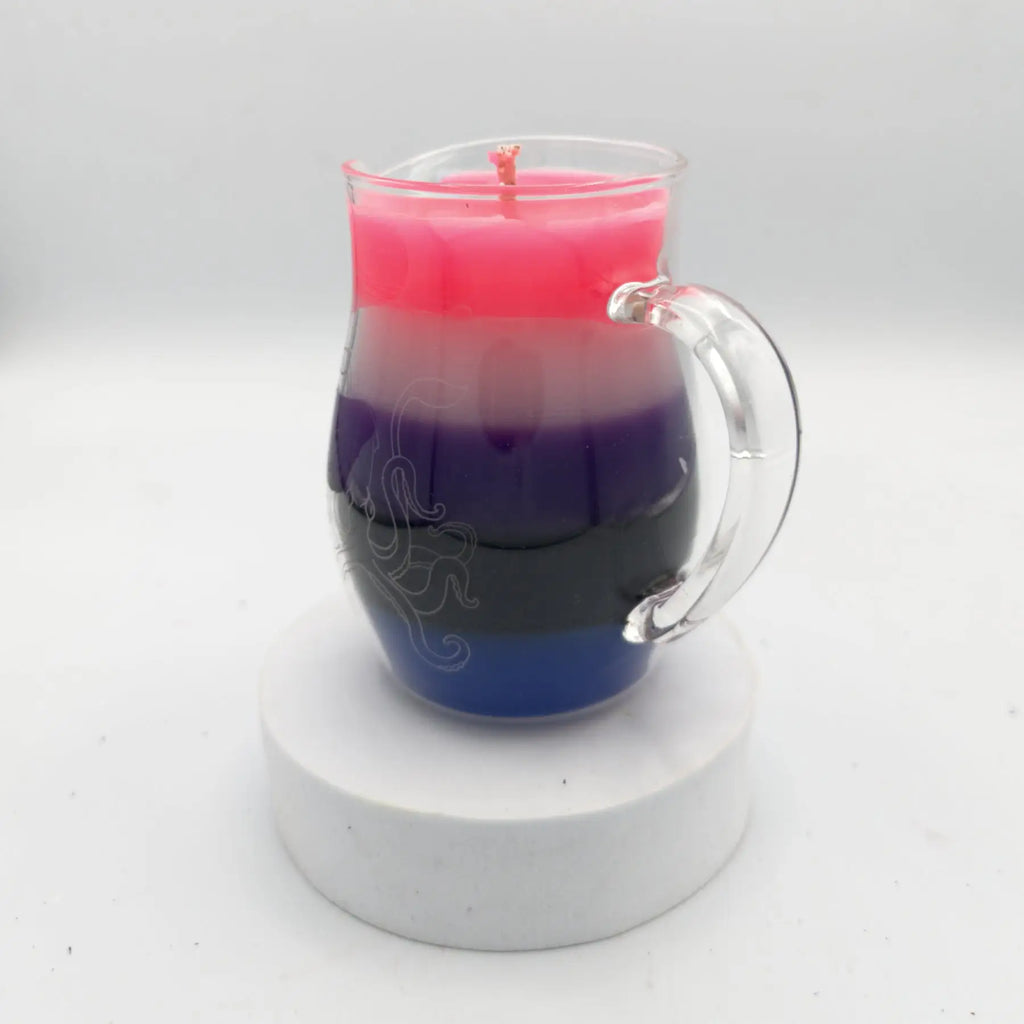 Agreeable Agony Pride Flag Wax Play Candle - Low Temp Pitcher Jar - 14 Designs Genderfluid